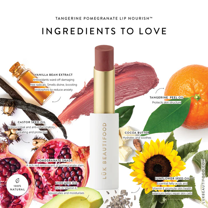 LÜK Lip Nourish - Tangerine Pomegranate