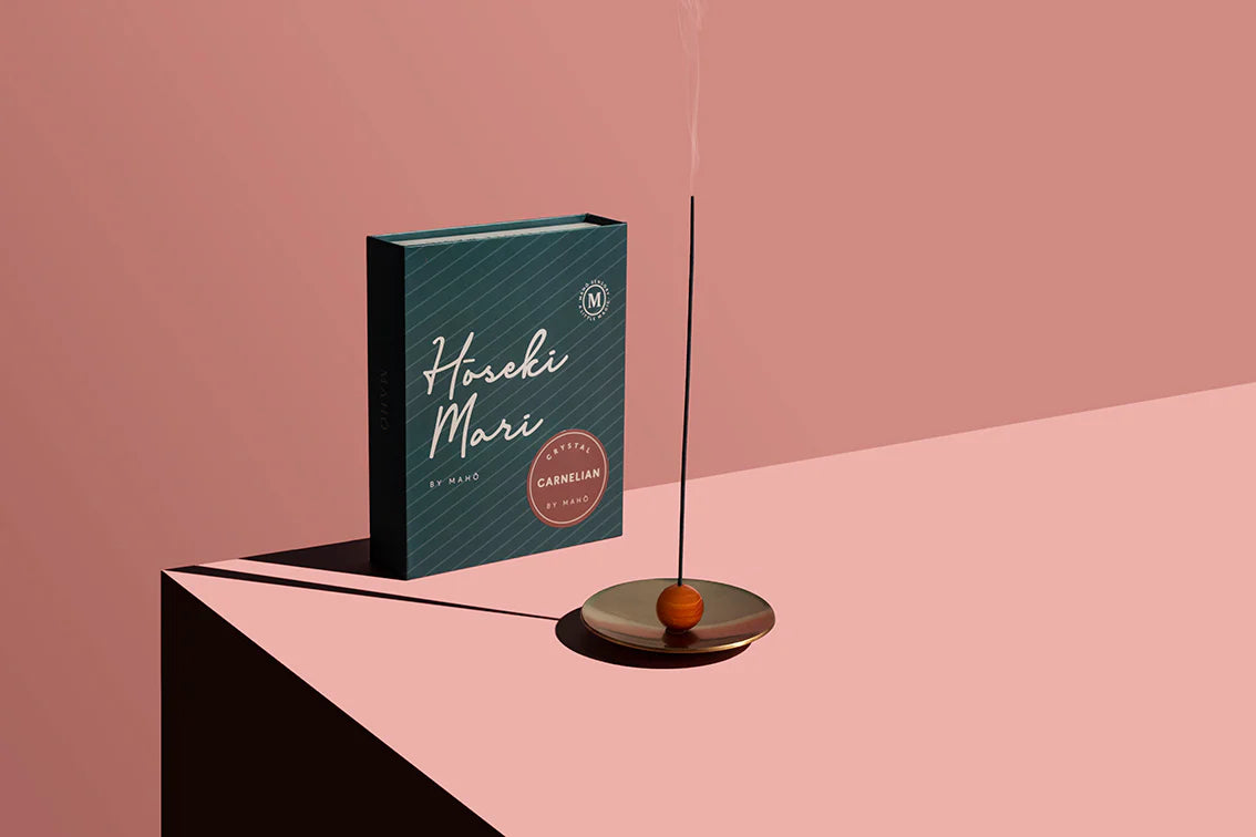Maho Hoseki Mari Carnelian Crystal