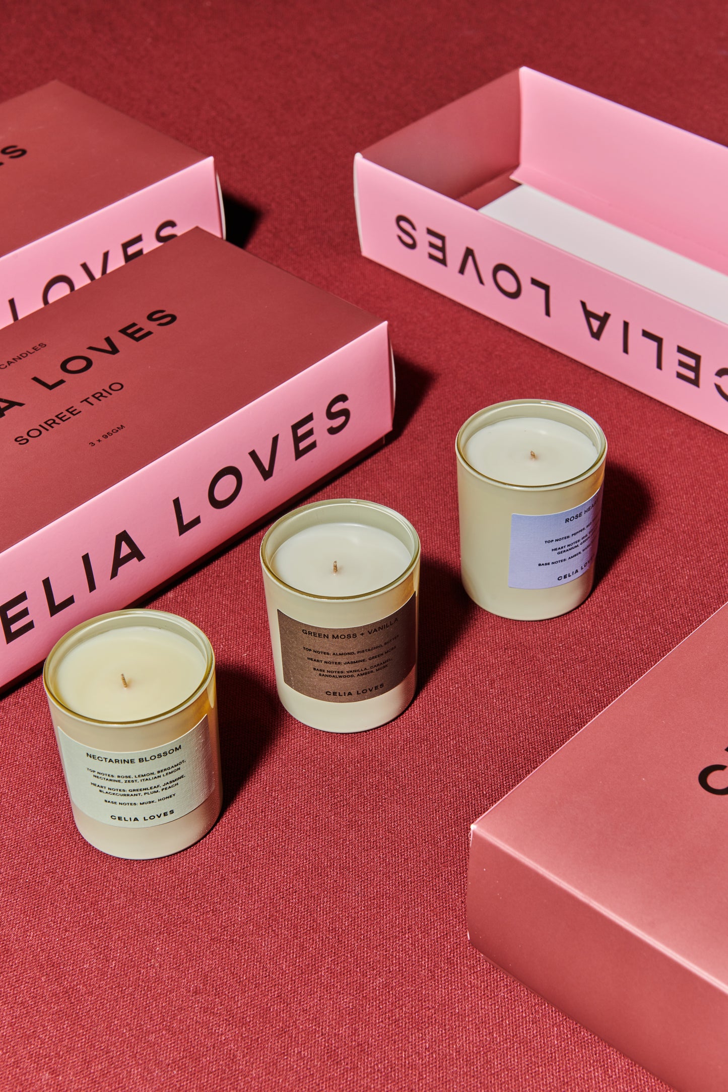 Celia Loves Soiree Trio Candle Set
