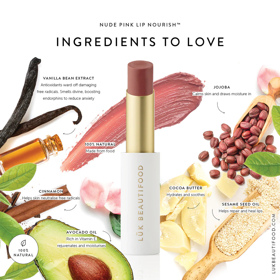 LÜK Lip Nourish - nude pink